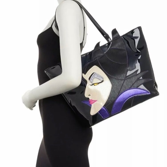 NWT DISNEY x DANIELLE NICOLE MALEFICENT TOTE BAG Purse Carryall Sleeping Beauty - Picture 16 of 16